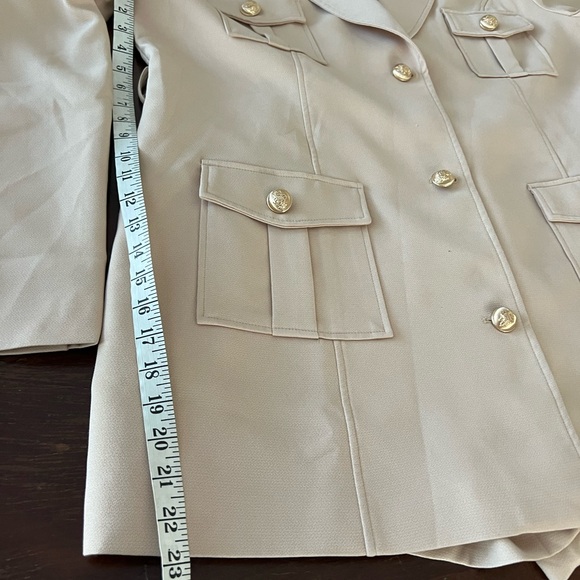 FashionNOVA Taking The Lead Blazer Romper Set | taupe beige | 3XL - Picture 7 of 16